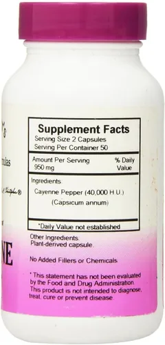 Miniatura 2 de Christopher's Original Formulas Fórmula de cayena, suplemento herbario natural, 100 cápsulas
