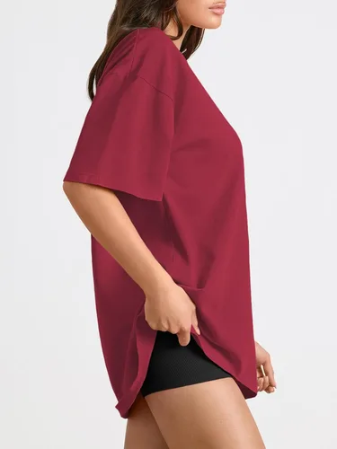 Miniatura 59 de Trendy Queen - Camisetas de entrenamiento de moda para mujer, camisetas atléticas de manga corta para verano y primavera, disponibles en tallas
