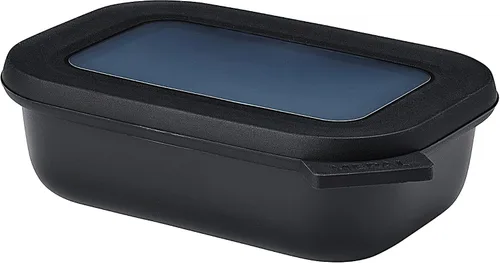Miniatura 41 de Mepal Cirqula - Recipiente circular rectangular para almacenar y servir alimentos con tapas transparentes, perfecto para preparación de alimentos