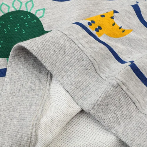 Miniatura 5 de Popshion - Sudaderas de dinosaurios para niños, pulóveres deportivos de caricaturas de manga larga, tallas 1-7T