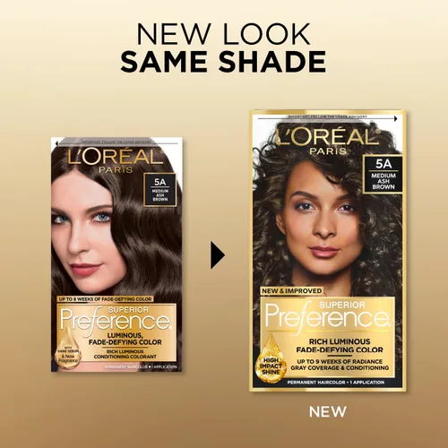 Miniatura 66 de L'Oreal Paris Superior Preference - Tinte permanente luminoso que desafía la decoloración, tinte para el cabello hasta 9 semanas de resplandor, 09