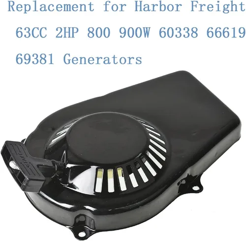 Miniatura 5 de Reemplazo de arranque reactivo para 800/900 vatios 63CC/64CC 2HP generador de gasolina portátil 60338 66619 69381
