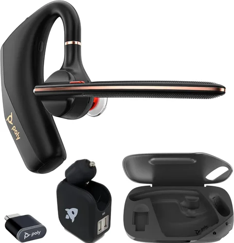 Miniatura 9 de Poly Voyager Legend 50-M - Auriculares Bluetooth, funda de carga, cancelación de ruido alimentada por IA, tecnología WindSmart de 4 micrófonos