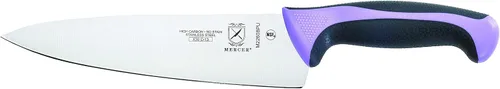 Miniatura 6 de Mercer Culinary Millennia Colors - Juego de 5 tableros magnéticos con asas moradas, madera de caucho, 5 x 15 x 15 pulgadas Púrpura
