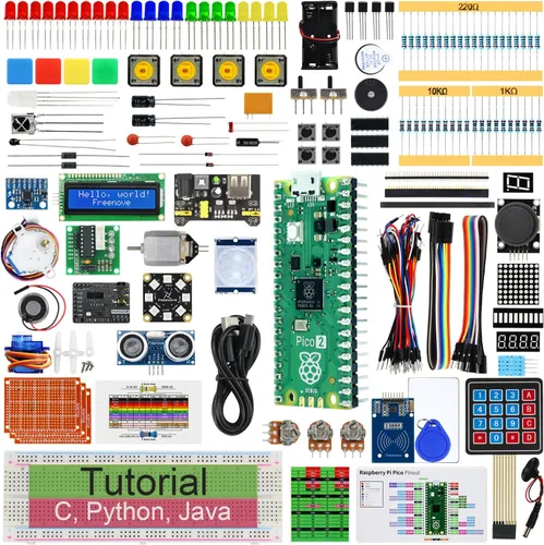 Miniatura 8 de Freenove Kit de inicio definitivo para Raspberry Pi Pico (incluido), microcontrolador Cortex-M0+ de doble núcleo, tutorial detallado de 767 páginas