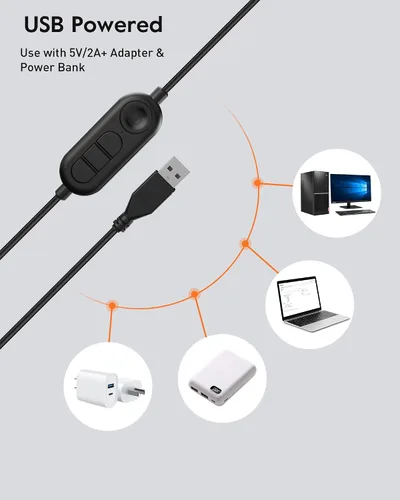 Miniatura 8 de Anillo de luz mejorado para laptop, monitor y escritorio: luz LED difusa para computadora con clip seguro para pantalla, soporte de monitor