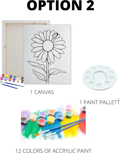 Miniatura 4 de Essenburg Kit de pintura de lienzo predibujado Fiesta de pintura para adolescentes, niños y adultos Actividad nocturna de pareja de bricolaje