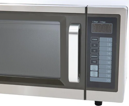 Miniatura 7 de FSE Microondas comerciales con control digital de almohadilla táctil, interior de 1 pie cúbico, acero inoxidable, 1000 vatios, aprobado por UL y NSF