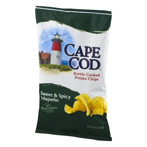 Miniatura 4 de Cape Cod Potato Chips, Hervidor de agua cocido, jalapeño dulce y picante, 8 onzas, (paquete de 3)