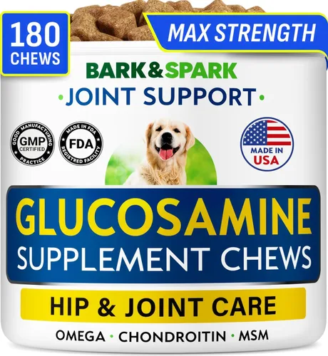 Miniatura 12 de Suplemento de Glucosamina Condroitina para Perros para Cadera y Articulaciones - Alivio del Dolor Articular - Masticables de Cadera y Articulaciones