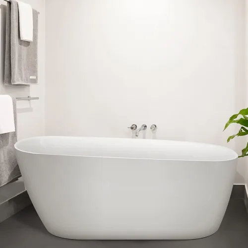 Miniatura 12 de Bañera independiente de acrílico Lucite de 47 pulgadas, bañera de remojo japonesa de forma cuadrada con diseño de asiento, desagüe cromado derecho