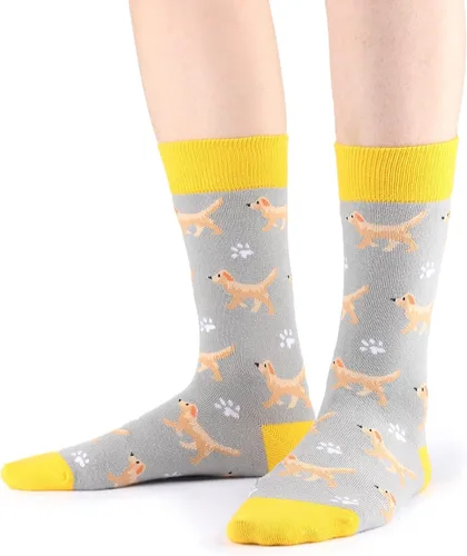 Miniatura 4 de Knapfold Calcetines divertidos para hombre con diseño de animal