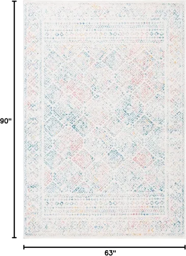 Miniatura 222 de Safavieh - Alfombra decorativa de la colección Tulum, modelo TUL264F, estilo marroquí, bohemio y desgastado, no suelta pelusa, para sala, vestíbulo