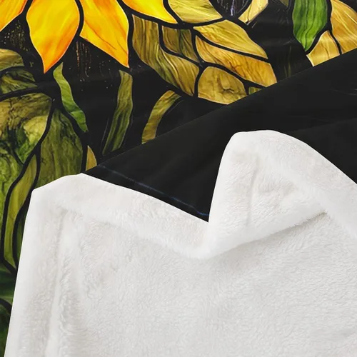 Miniatura 28 de Manta de cama de margaritas blancas, manta de franela rústica con flores florecientes de jardín natural para decoración de habitaciones, manta