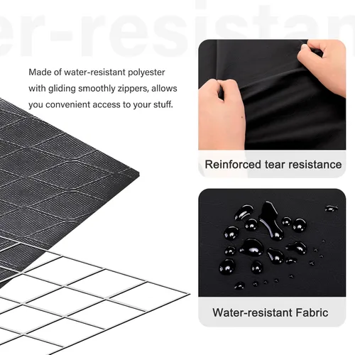 Miniatura 6 de MOSISO Mochila bandolera de viaje para senderismo, bolsa cruzada grande con puerto de carga USB para hombres y mujeres, bolsillos de 3 capas, bolsa