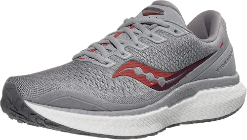 Miniatura 2 de Saucony Triumph 18 Road - Tenis de correr para hombre, Verde azulado profundoPlata