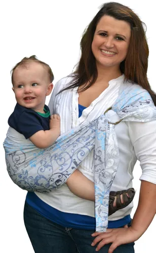 Miniatura 13 de lite-on-shoulder bebé sling, Aegean