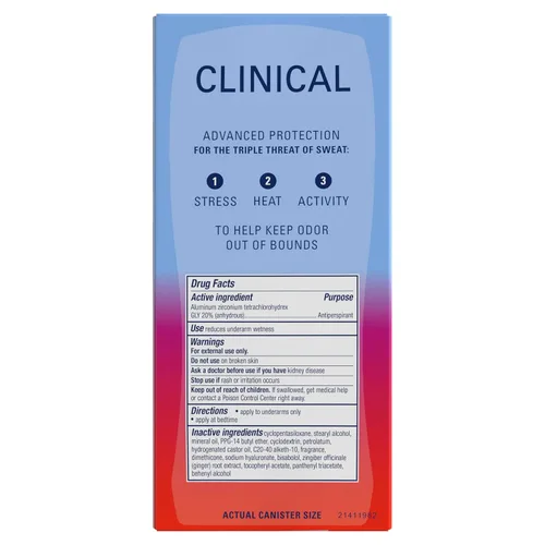 Miniatura 11 de Secret Clinical Strength 100HR Defense, desodorante antitranspirante sólido invisible para mujeres, edición Paige Bueckers, protección contra