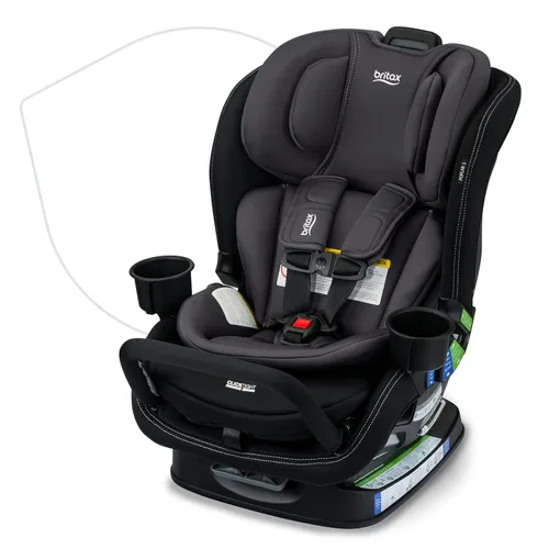 Miniatura 16 de Britax Poplar S Asiento convertible para automóvil, asiento de automóvil 2 en 1 con diseño delgado de 17 pulgadas, tecnología ClickTight, ónix rubí
