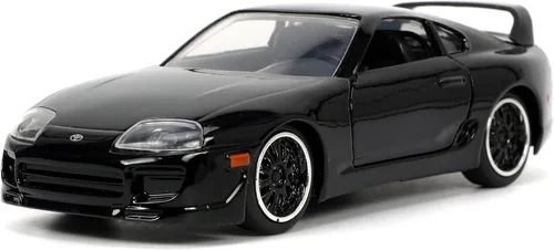 Jada Fast & Furious 1:32 1995 Toyota Supra - Auto fundido a presión, juguetes para niños y adultos (negro)