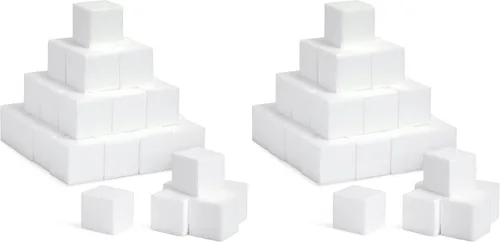 Miniatura 10 de Craft - Bloques de espuma de poliestireno, 36 piezas, 2.0 x 2.0 x 2.0 in
