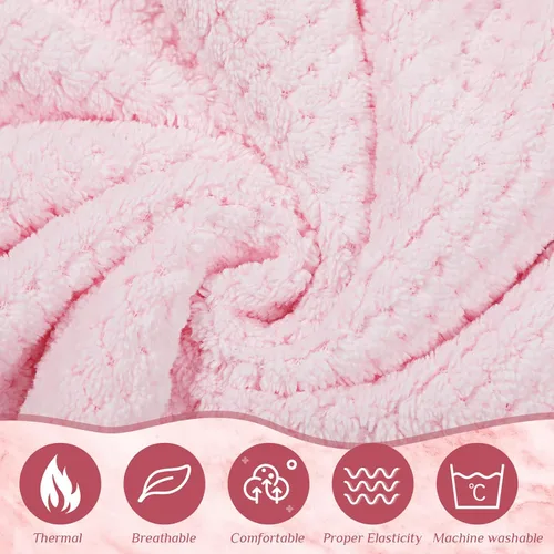 Miniatura 29 de 4 toallas envolventes para mujer, bata de spa con cierre ajustable, parte superior elástica, envoltura ligera para baño y ducha