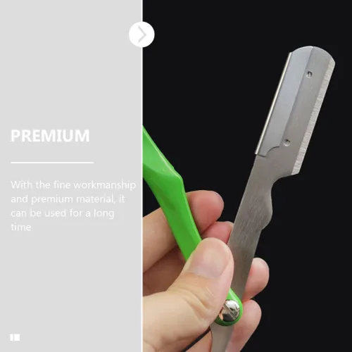 Miniatura 7 de Beavorty Barber Razor Holder Mens Hair Blade Straight Razor Stand Professional Shaving Supply