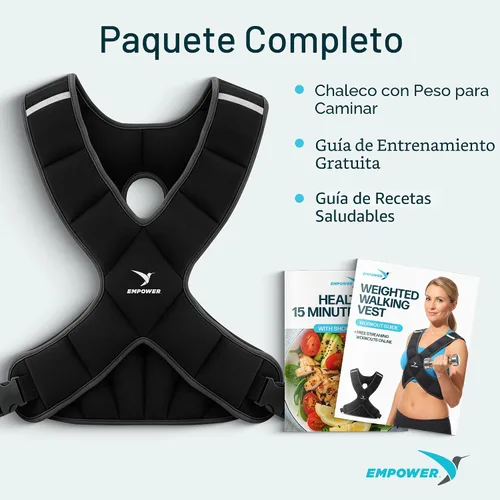 Miniatura 8 de EMPOWER Weighted Vest for Women with Reflective Strips – Fixed 8lbs, Adjustable 4-10lbs (4 in1) or Adjustable10-16lbs (4 in 1), Strengthen Muscles