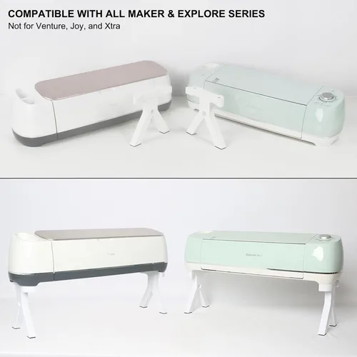 Miniatura 8 de LOPASA Patas de soporte compatibles con Cricut Maker 4,3 y Explore 4,3, Air 2, organización y almacenamiento de máquinas, accesorios de escritorio
