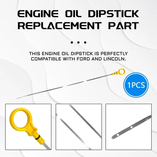 Miniatura 3 de Varilla medidora de aceite de motor de reemplazo CJ5Z-6750-A para verificar el aceite Compatible con Ford 2.0L Escape Edge Explorer Focus Fusion