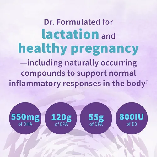 Miniatura 4 de Garden of Life Aceite de Pescado DHA Prenatal Formulado por Dr. - 500mg DHA y DPA en Forma de Triglicéridos 100% VD Vitamina D3, Fuente Única