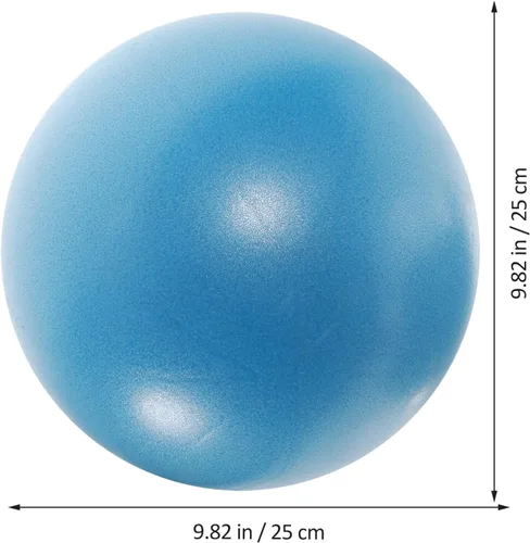 Miniatura 7 de iplusmile Pelota de ejercicio pequeña de Pilates de 9 pulgadas, pelota de entrenamiento para el hogar, fitness, yoga, terapia física con superficie