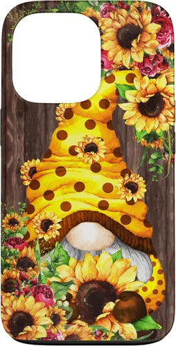 Miniatura 10 de Yellow Sunflower Gnome for Women Cute Summer Flower Pattern Case for iPhone 17