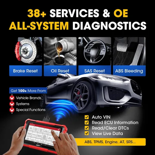 Miniatura 5 de Launch X431 Pros Elite 2024 Herramienta de escaneo bidireccional, más de 37 servicios, codificación ECU, diagnóstico de sistema completo todo