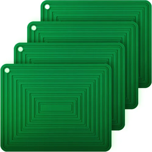 Miniatura 9 de Salvamanteles de silicona para platos calientes, ollas y sartenes, almohadillas calientes versátiles para cocina, soportes de silicona duraderos