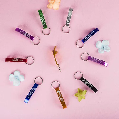 Miniatura 3 de Recuerdos de boda de último minuto, llavero grabado personalizado, abrebotellas, regalos únicos a granel para dama de honor, recuerdos de fiesta
