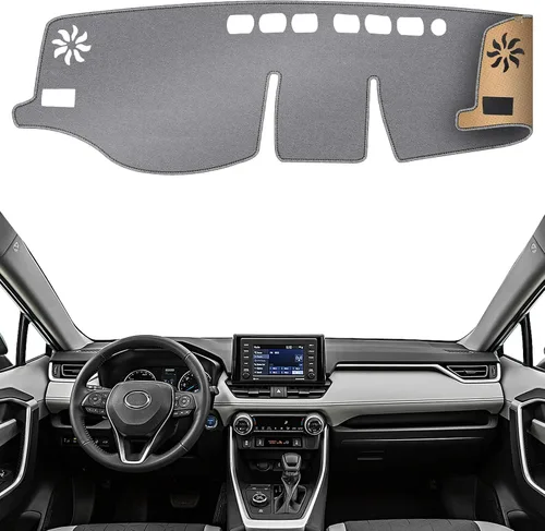 Miniatura 19 de Cubierta de Tablero Alfombrilla de Salpicadero Compatible con to-yota 4Runner 2009-2003 (para Conducción a la Izquierda), Alfombrilla de Tablero