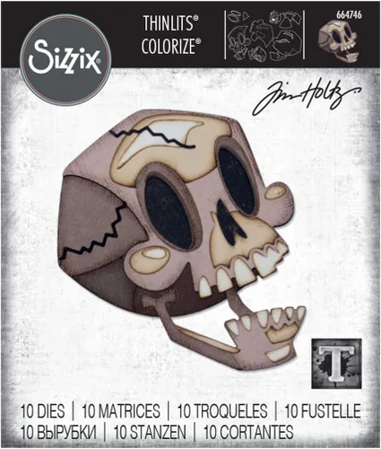 Miniatura 3 de Sizzix Tim Holtz - THINLITS DIE, Skelly Colorize