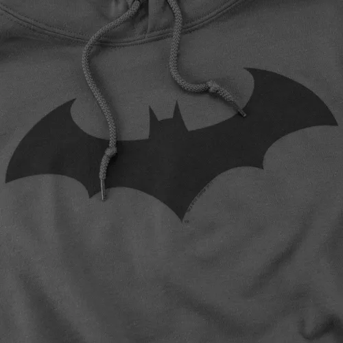 Miniatura 5 de Popfunk Sudadera clásica con capucha y calcomanías con logotipo de Batman Bat Hush