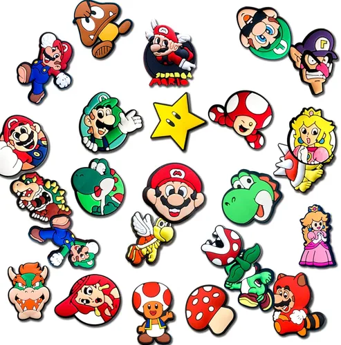 Miniatura 4 de 25 40 dijes para decoración de sandalias de zueco, accesorios de decoración de zapatos de juego de dibujos animados para niños y niñas, regalos