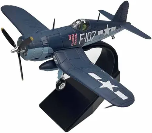 1/72 Escala WW2 US F4U-1 F4U Corsair Fighter Aircraft Metal Militar Avión Modelo de juguete para colección o regalo