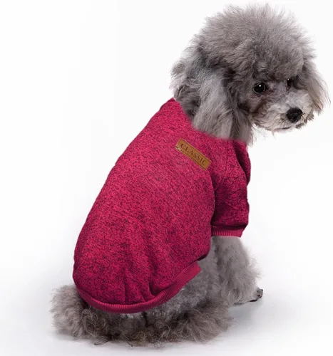Miniatura 15 de Jecikelon Ropa para Perros Suéter para Perros Ropa Suave para Cachorros Ropa de Invierno Suéteres para Cachorros Atuendo Cálido para Perros Pequeños
