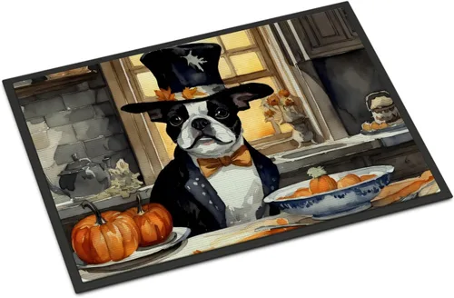 Miniatura 54 de Caroline's Treasures DAC1720MAT Affenpinscher - Tapete de otoño para cocina, con calabazas, 18 x 27 pulgadas, tapete para puerta delantera