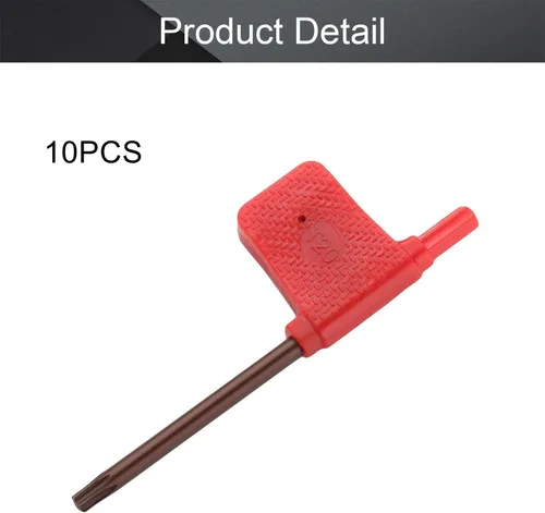 Miniatura 4 de Utoolmart Destornillador Torx, llave inglesa T20 S2 con mango de bandera de estrella, 10