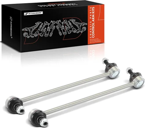 A-Premium 2 eslabones de barra estabilizadora delantera, compatibles con BMW 323i 06-11, 325i 06, 328i 07-13, 330i 06, 335d 09-11, 335i 07-13, 335is