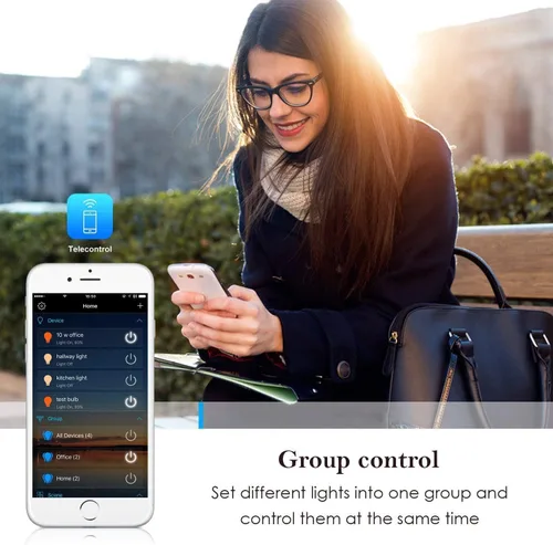 Miniatura 7 de iNextStation - Controlador LED Inteligente RGB WiFi con Salida de 4 Pines Compatible con Alexa/Google Home Assistant/IFTTT para Android/iOS