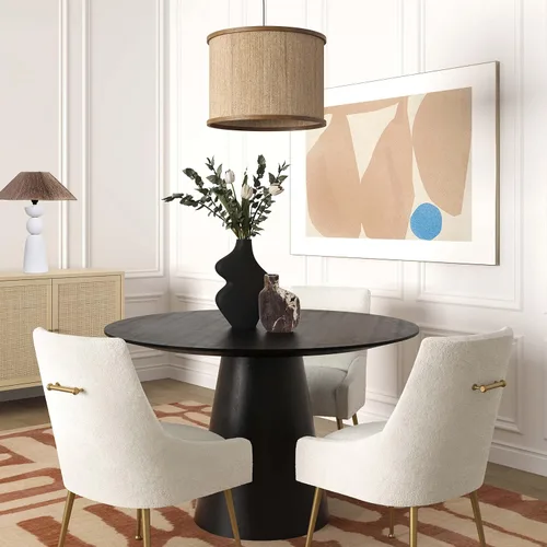 Miniatura 2 de Tov Furniture Beatrix Cream Boucle - Silla auxiliar