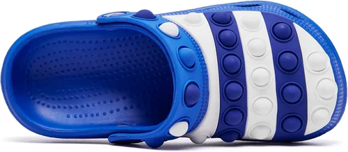 Miniatura 4 de Engtoy Zuecos para niños y niñas, zapatos de jardín sin cordones, sandalias divertidas y ligeras para la playa