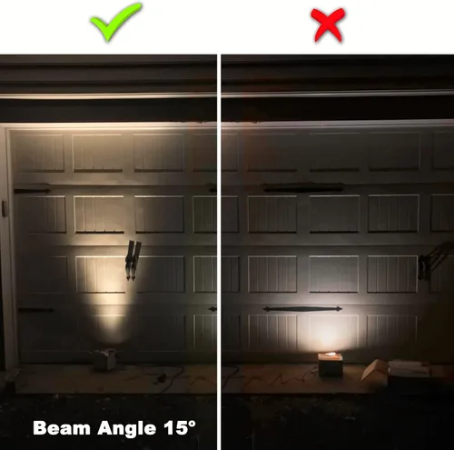 Miniatura 2 de ALIDE Bombillas LED MR16 de 15 grados, ángulo de haz estrecho de 15°, GU5.3 20 W 35 W equivalente a halógeno, 5 W, 450 lúmenes, 2700 K, blanco