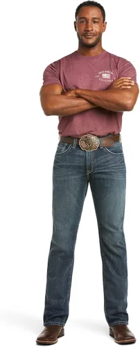 Miniatura 6 de ARIAT M5 Slim Deadrun - Jeans apilables de pierna recta para hombre